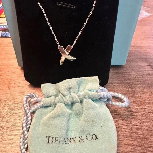 Tiffany & Co.  Silver Cross Necklace - Picture 5 of 10